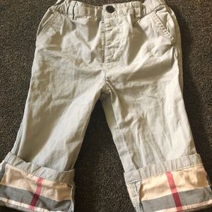 Boys Burberry Pants